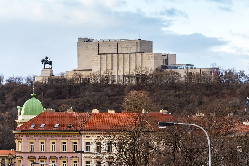 National Monument on Vítkov Hill from Žižkov