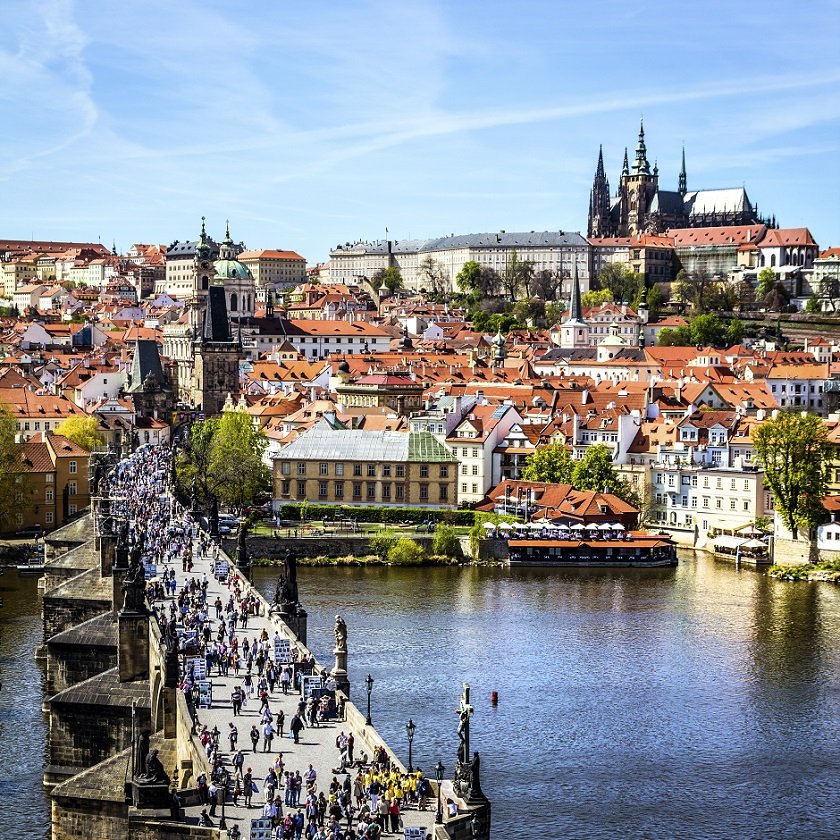 Charles Bridge and Saint Vitus Cathedral