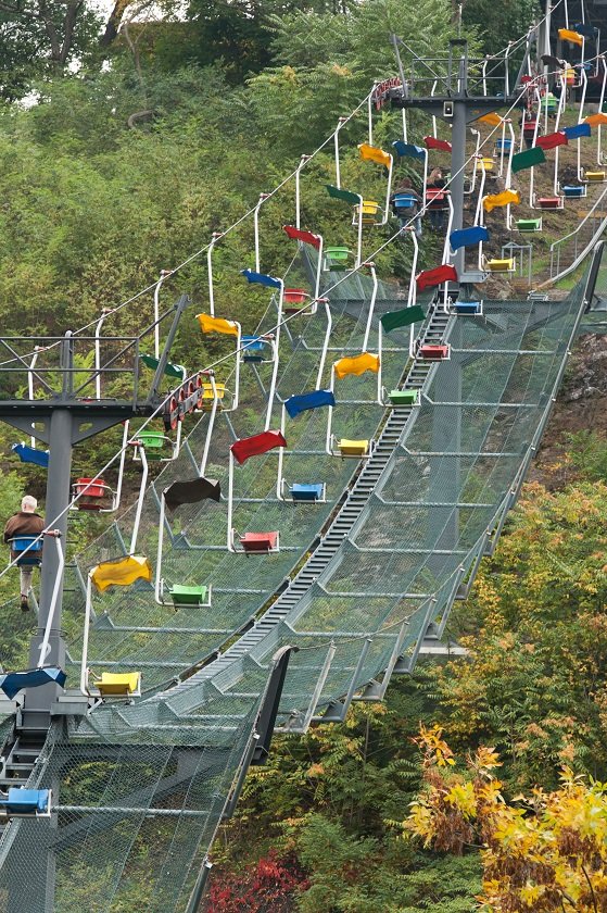 Funicular railway in Prague zoo