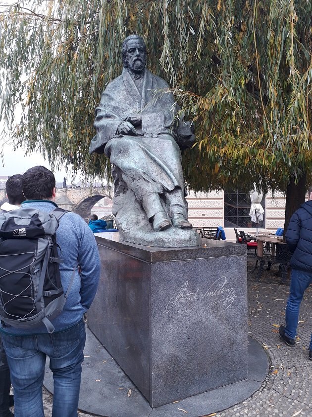 Bedřich Smetana Statue infront of the Museum
