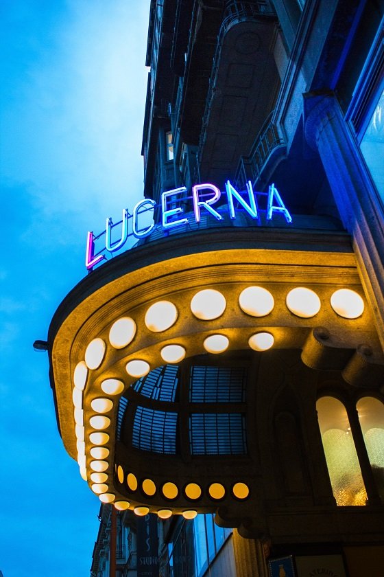 Lucerna Palace Entrance