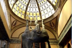 Wenceslas statue in Lucerna Palace